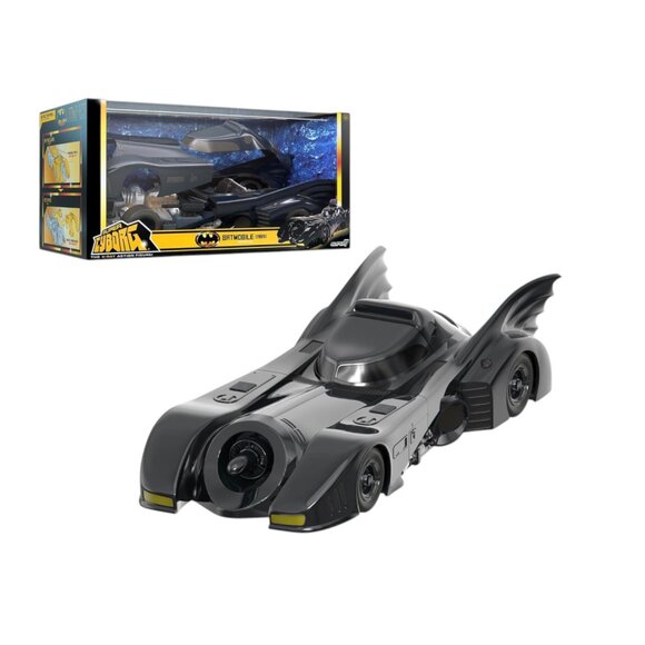 Super7 Super Cyborg 1989 Batman Batmobile Full Color 13" Action Figure Vehicle - Picture 5 of 5